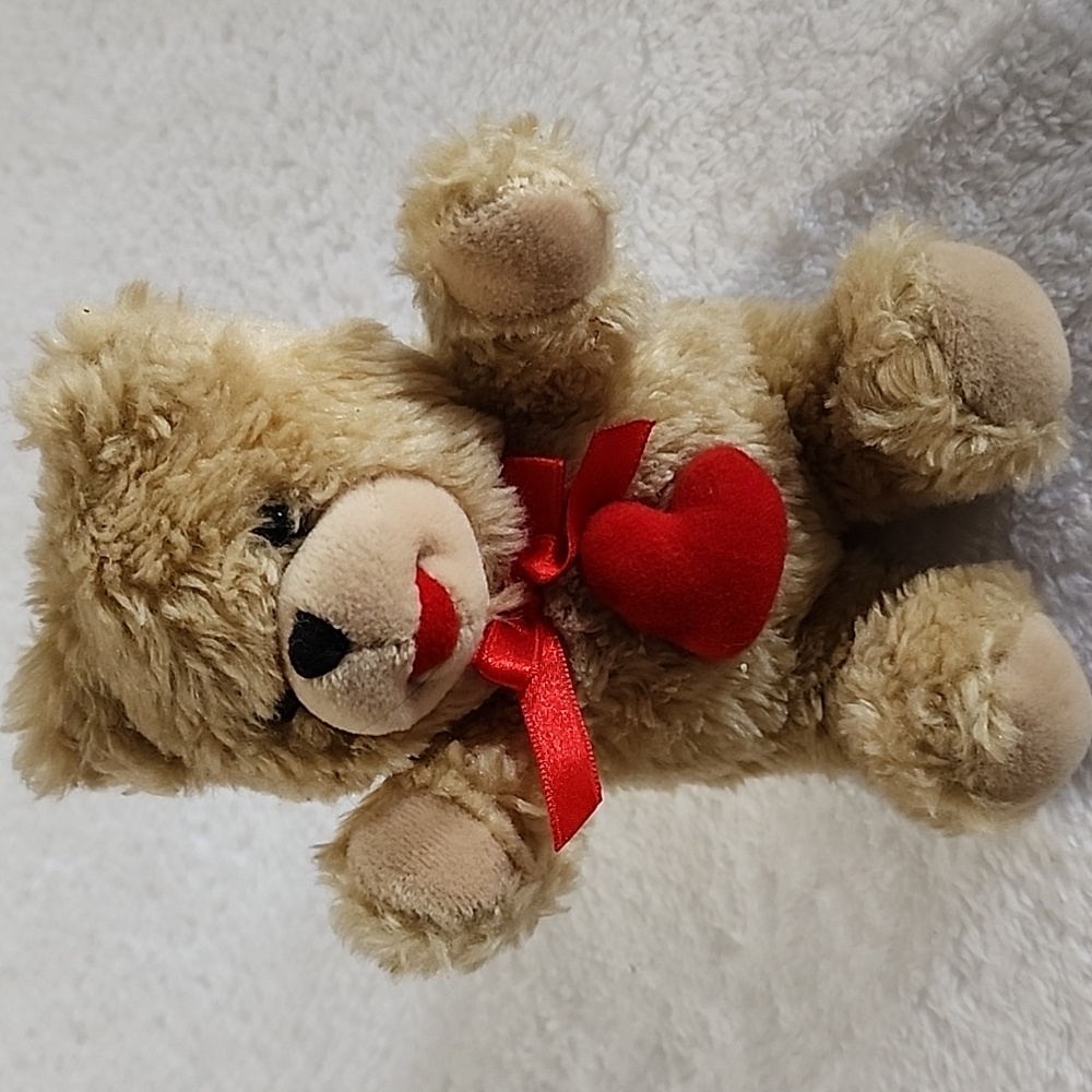 Vintage Small Hallmark Valentine's Day Bear New With Tags